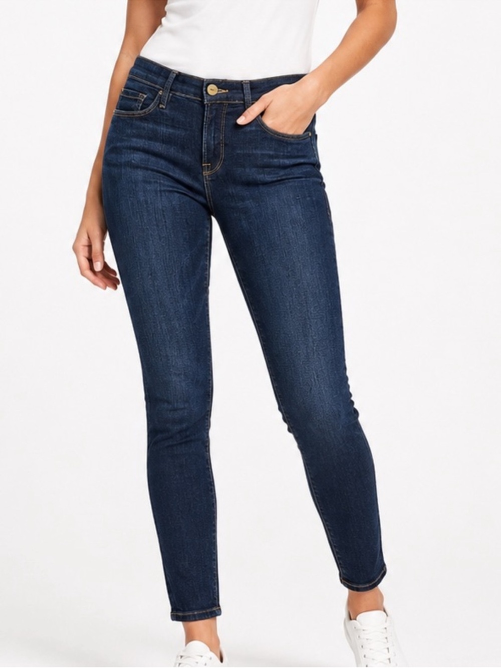 FRAME Le Skinny de Jeanne Queens Way Dark Wash Jeans Size 30
